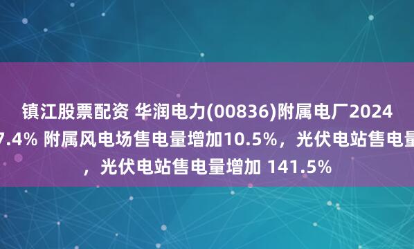 镇江股票配资 华润电力(00836)附属电厂2024年售电量增加7.4% 附属风电场售电量增加10.5%，光伏电站售电量增加 141.5%